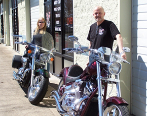Steve and Annette Skinner of Discount Motorcycle Parts